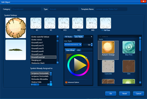 Custom Landscaping Symbols in VizTerra Custom Landscaping Symbols in VizTerra