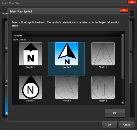 North Symbol Dialog