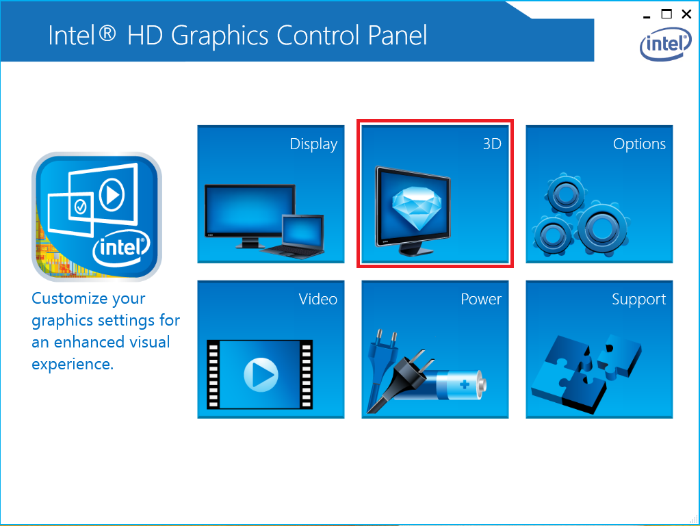 graphics control panel graphics control panel