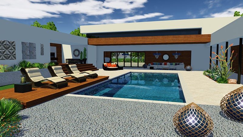 Vip3D Pool and Landscape Design Software Sketchup Import
