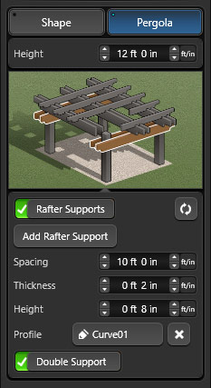 punch 3d pergola design software