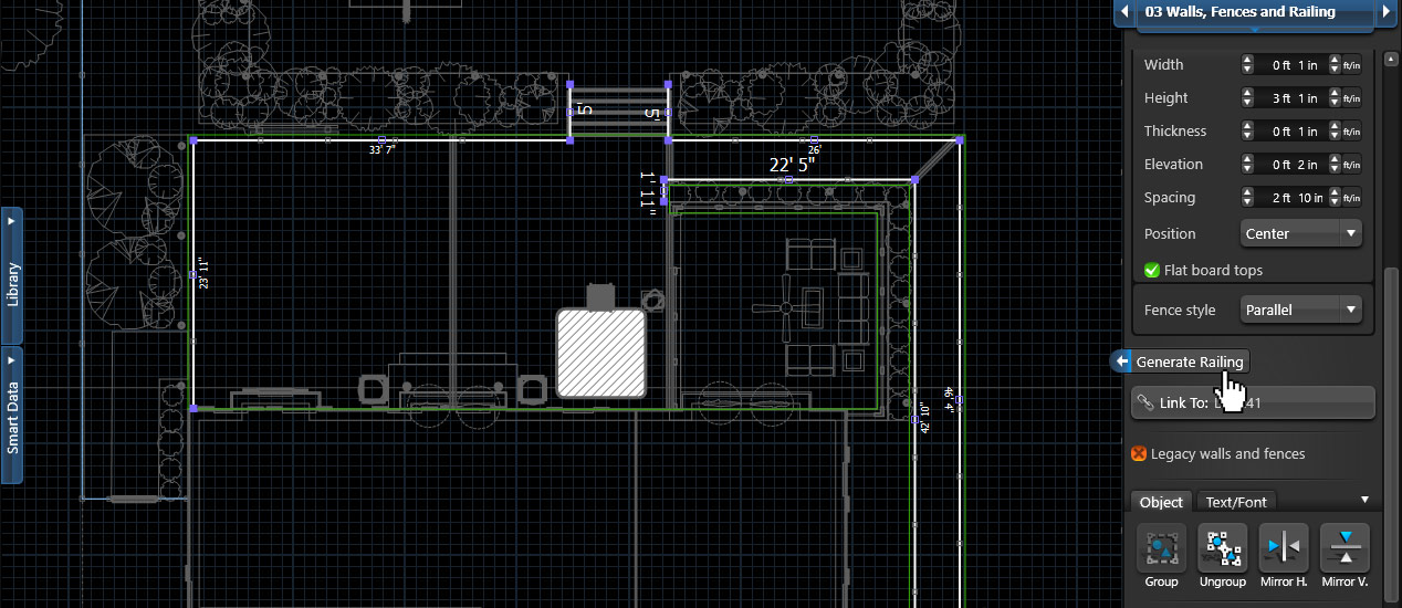 Easily Create Railing