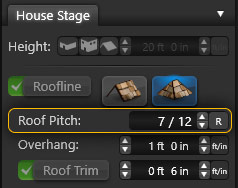 Roof Pitch Setting