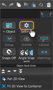 Right Click Menu - Object Settings